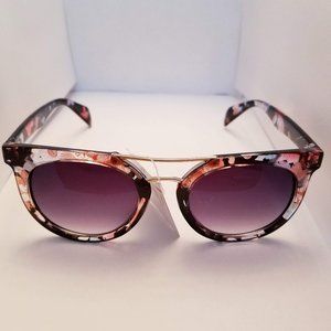 NWT Sunglasses - Round Cat Eye Floral Design